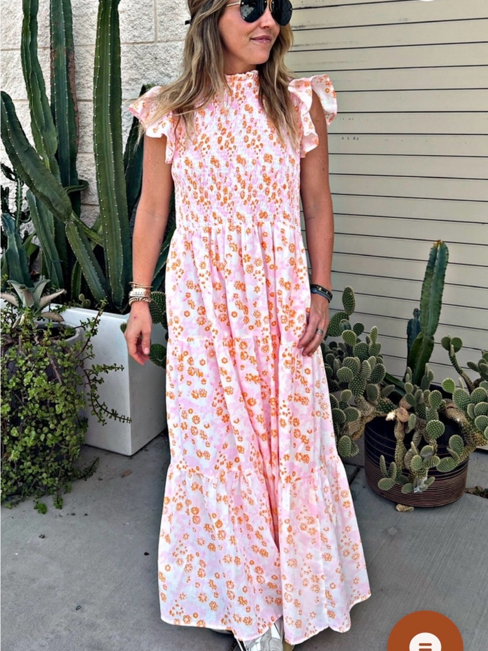 Sur La Vague Talullah Maxi Flutter Dress - OS
